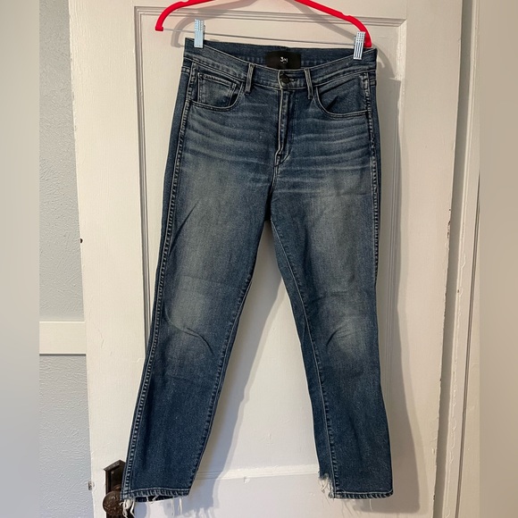 3x1 Blue High Rise Skinny Jeans, size 26. - Picture 1 of 3